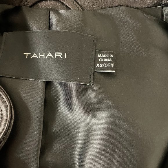 Last Piece!!!! Thea Peplum Leather Jacket from Tahari - Picture 5 of 7